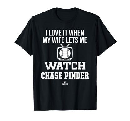 My Wife Lets Me Watch Chase Pinder T-Shirt - Unique Graphic for Adults - T-Shirt, Sweatshirt, Hoodie