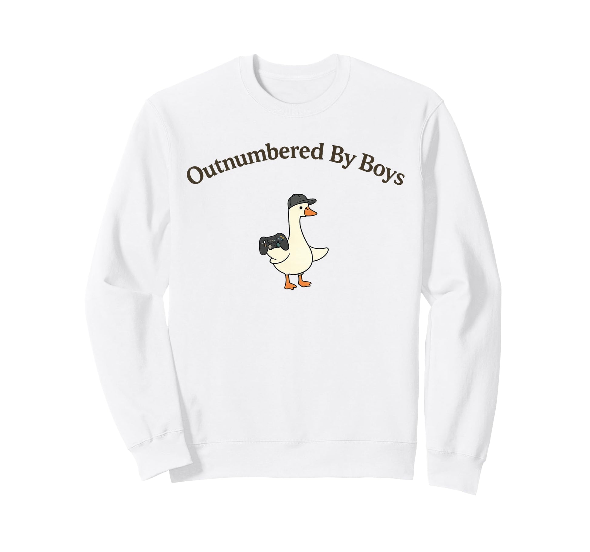 Outnumbered Gaming Mom Goose Sweatshirt - Casual Everyday Wear Men Women - T-Shirt, Sweatshirt, Hoodie
