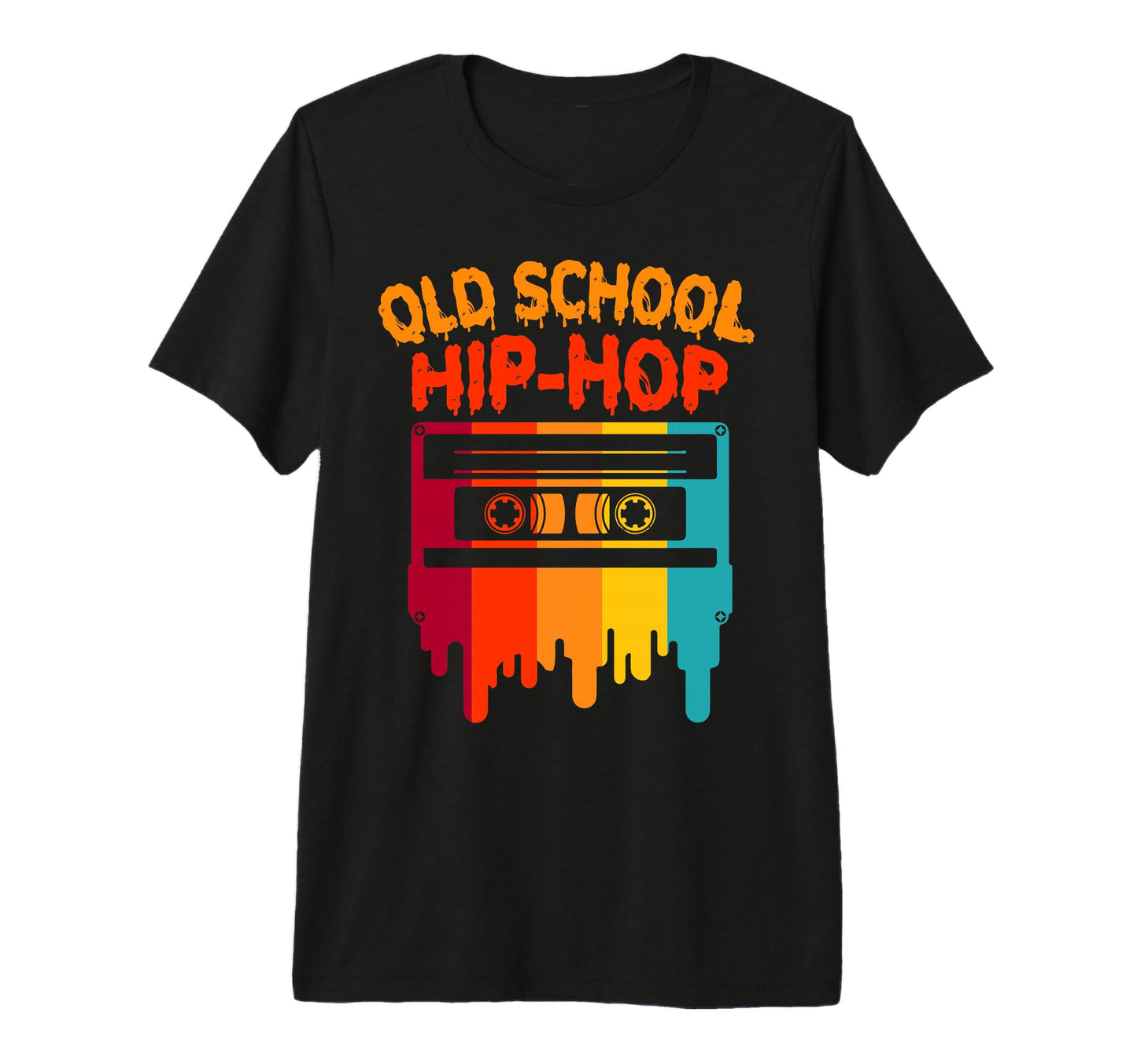 Old School Hip Hop 80S 90S Music Cassette T-Shirt - Unique Graphic Unisex - T-Shirt, Sweatshirt, Hoodie