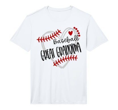 Personalized Baseball Heart Great T-Shirt - Minimalist Print for Adults - T-Shirt, Sweatshirt, Hoodie