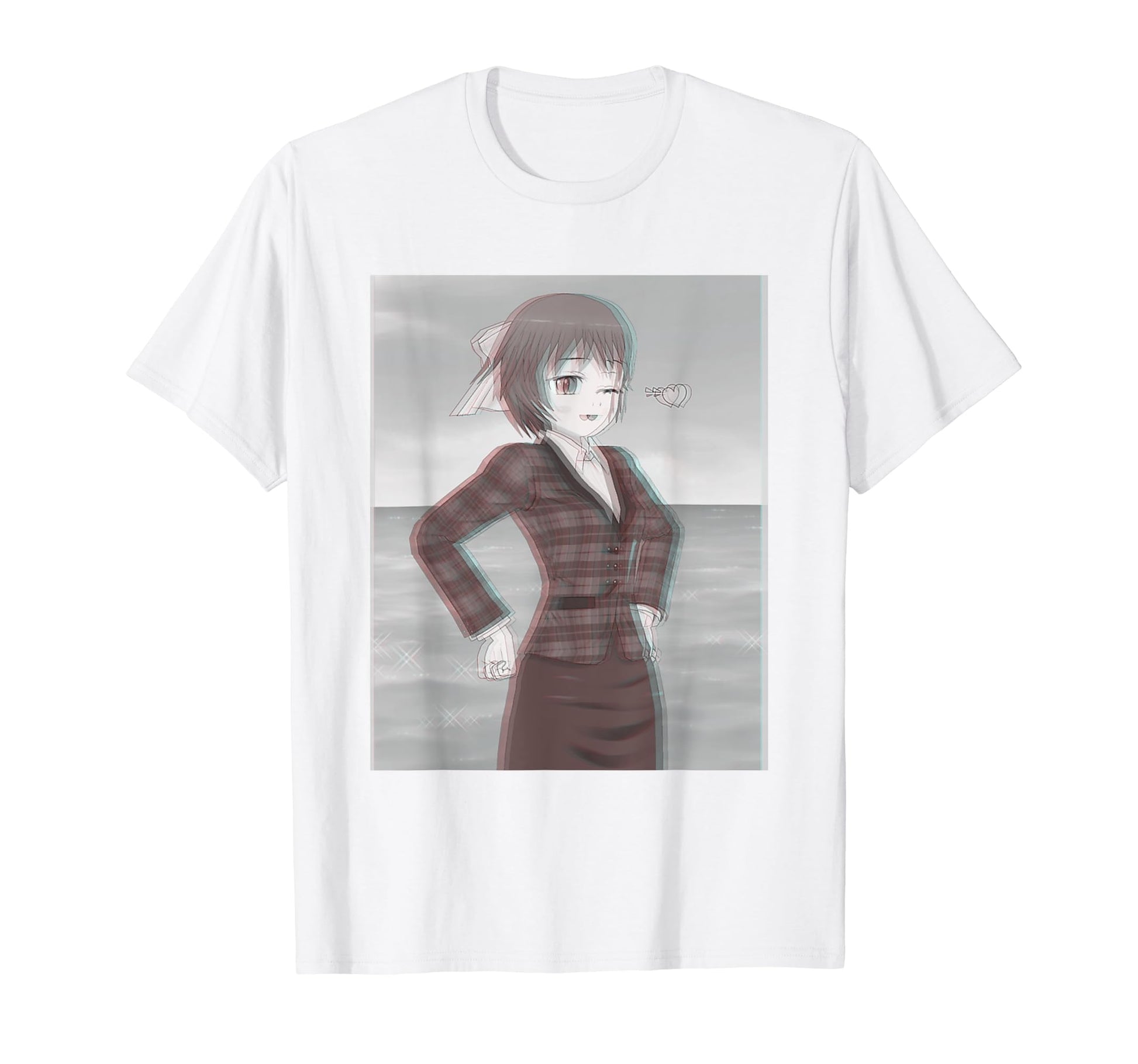Anime Vaporwave Aesthetic White T-Shirt - Novelty Apparel Men Women - T-Shirt, Sweatshirt, Hoodie