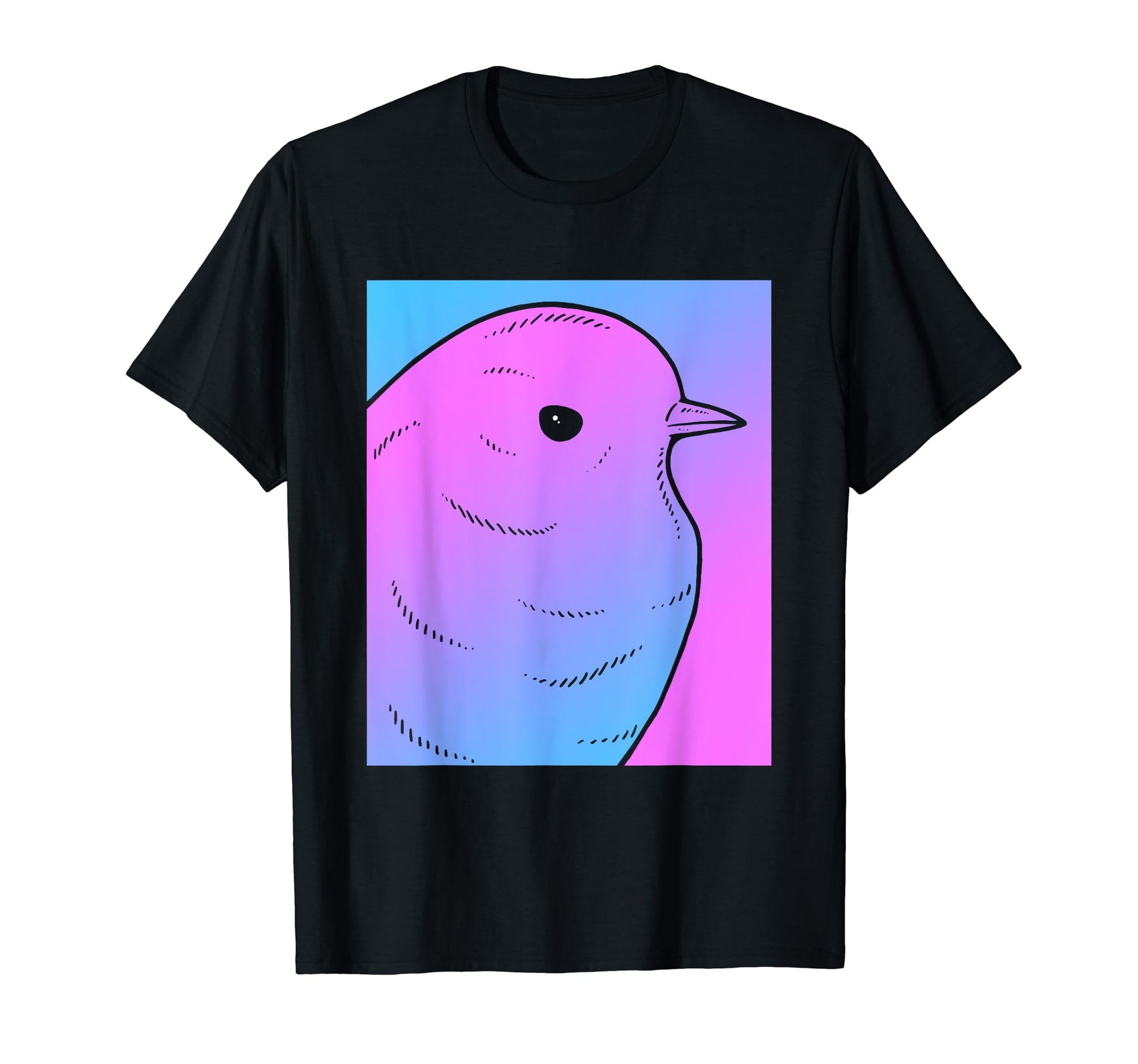 Vaporwave Robin Aesthetic Pastel Goth Bird T-Shirt - Novelty Apparel Unisex - T-Shirt, Sweatshirt, Hoodie