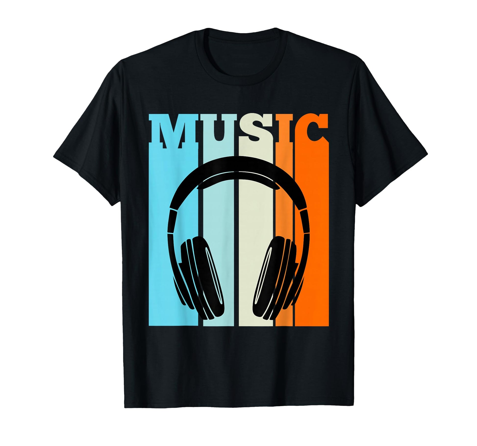 Headphones Hip Hop Music Rap Rapper T-Shirt - Aesthetic Graphic Men Women - T-Shirt, Sweatshirt, Hoodie