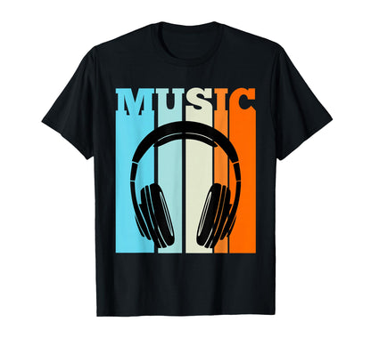 Headphones Hip Hop Music Rap Rapper T-Shirt - Aesthetic Graphic Men Women - T-Shirt, Sweatshirt, Hoodie