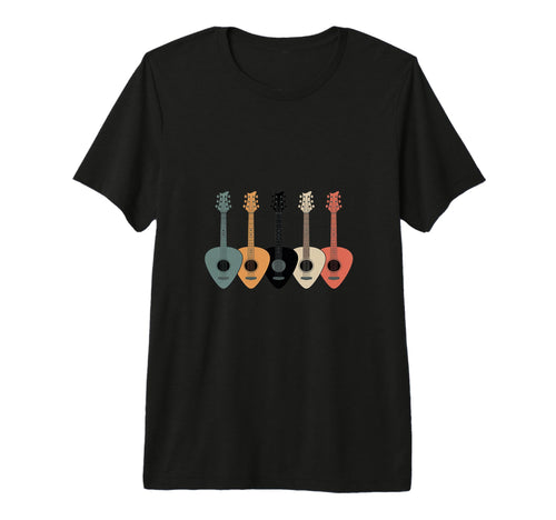 Colorful Acoustic Guitar Picks Music Lover T-Shirt - Trendy Graphic Unisex - T-Shirt, Sweatshirt, Hoodie