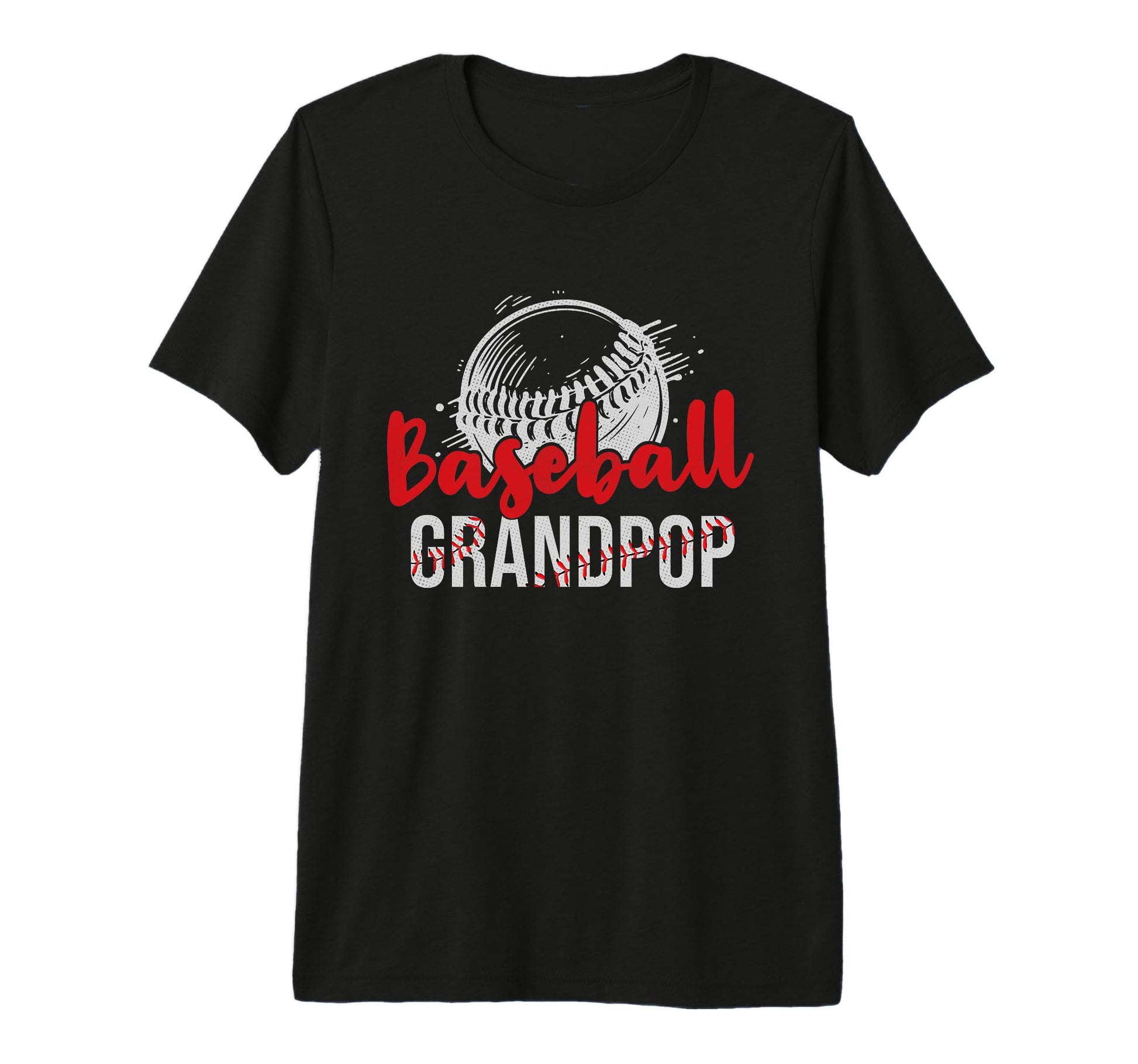 Mens Baseball Grandpop Fathers Day Dad T-Shirt - Novelty Apparel Men Women - T-Shirt, Sweatshirt, Hoodie