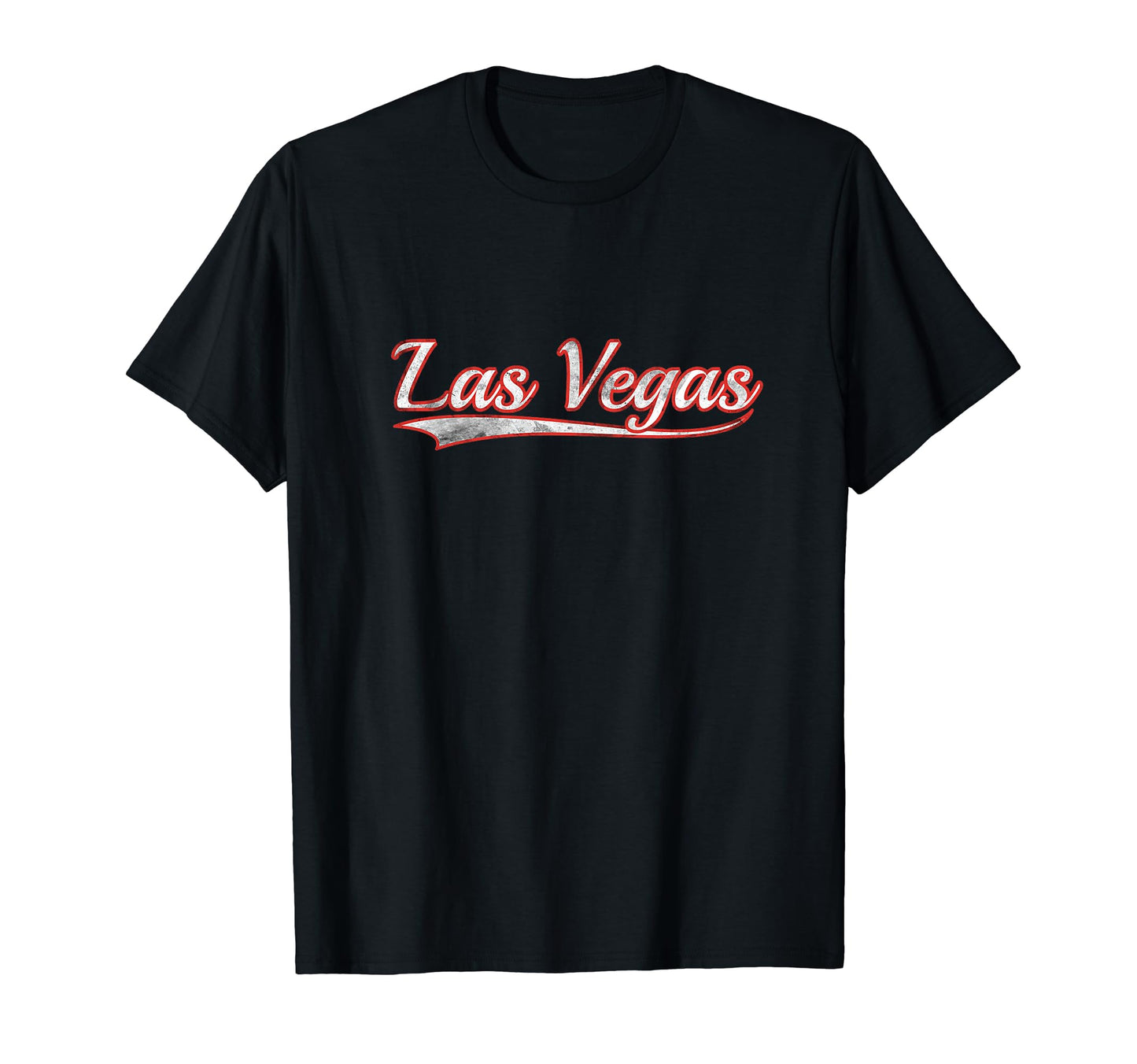 Las Vegas Varsity Distressed Throwback T-Shirt - Novelty Apparel Unisex - T-Shirt, Sweatshirt, Hoodie