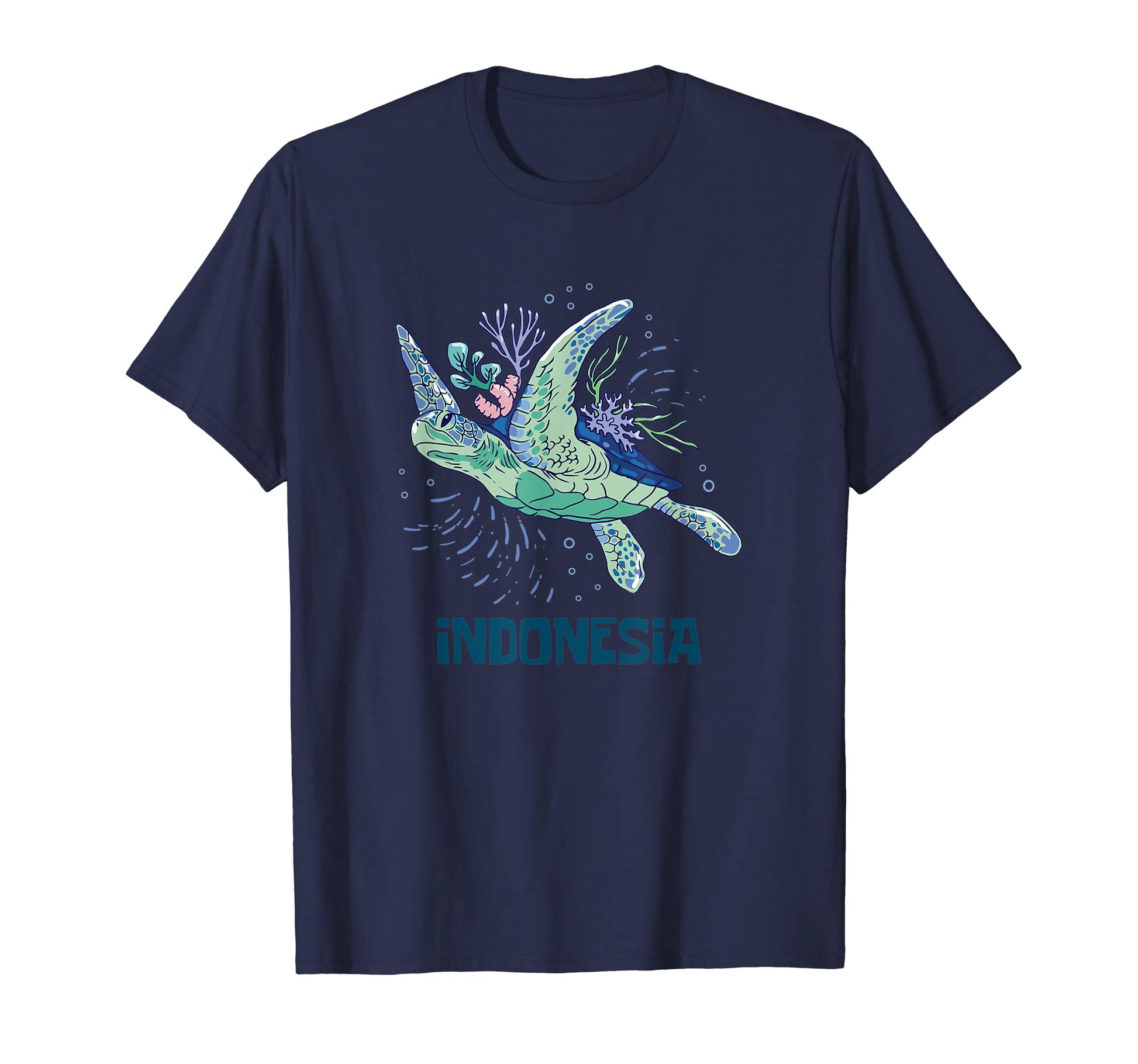 Sea Turtle Indonesia Vacation Boho T-Shirt - Minimalist Print Unisex - T-Shirt, Sweatshirt, Hoodie