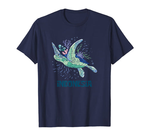 Sea Turtle Indonesia Vacation Boho T-Shirt - Minimalist Print Unisex - T-Shirt, Sweatshirt, Hoodie