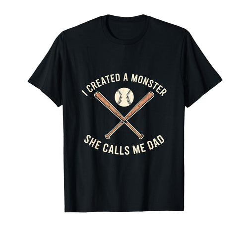 I Created Monster She Calls Me Dad T-Shirt - Aesthetic Graphic Unisex - T-Shirt, Sweatshirt, Hoodie