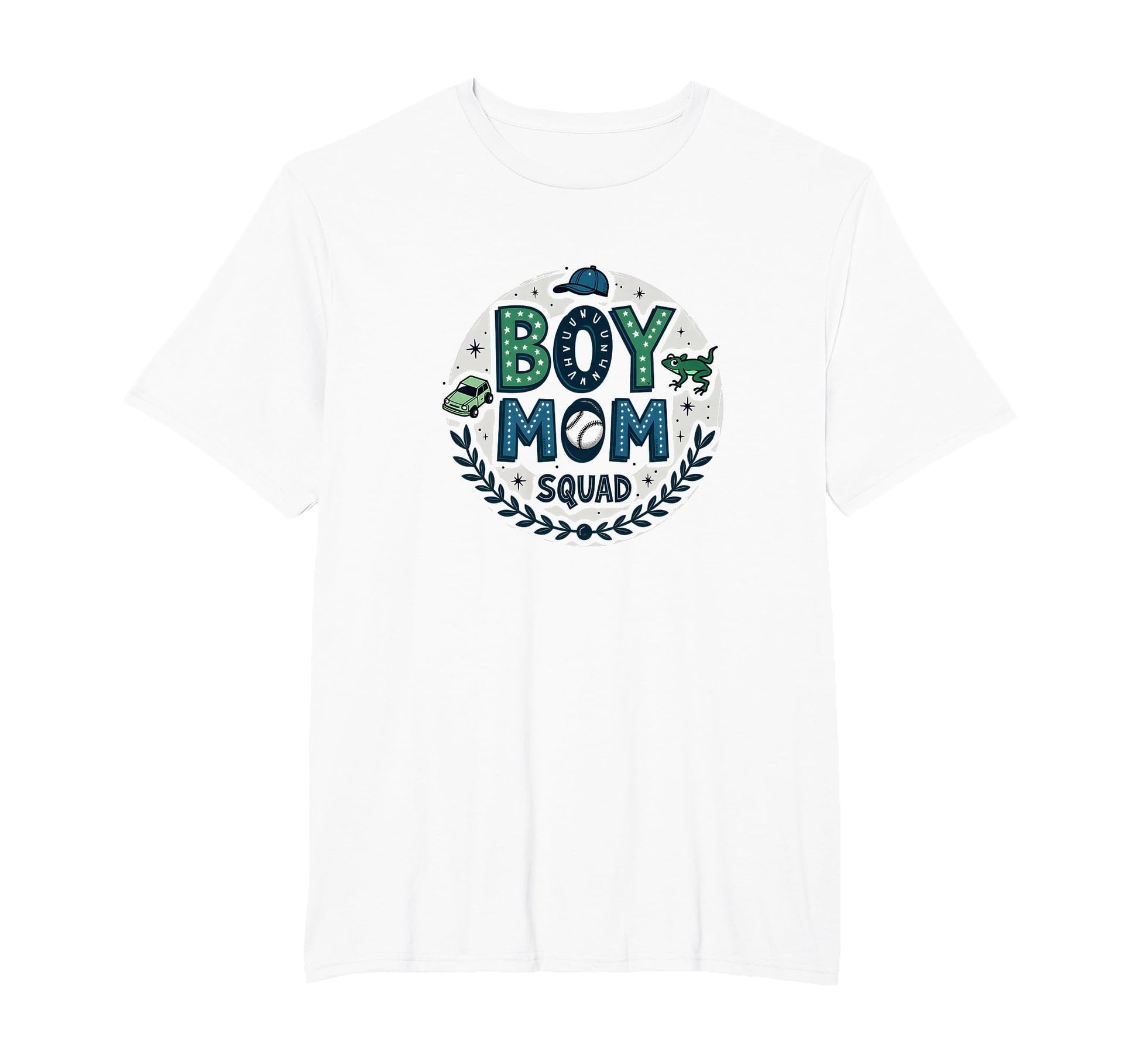 Mom Squad Proud Mama Baseball Cap Frog T-Shirt - Trendy Graphic for Adults - T-Shirt, Sweatshirt, Hoodie