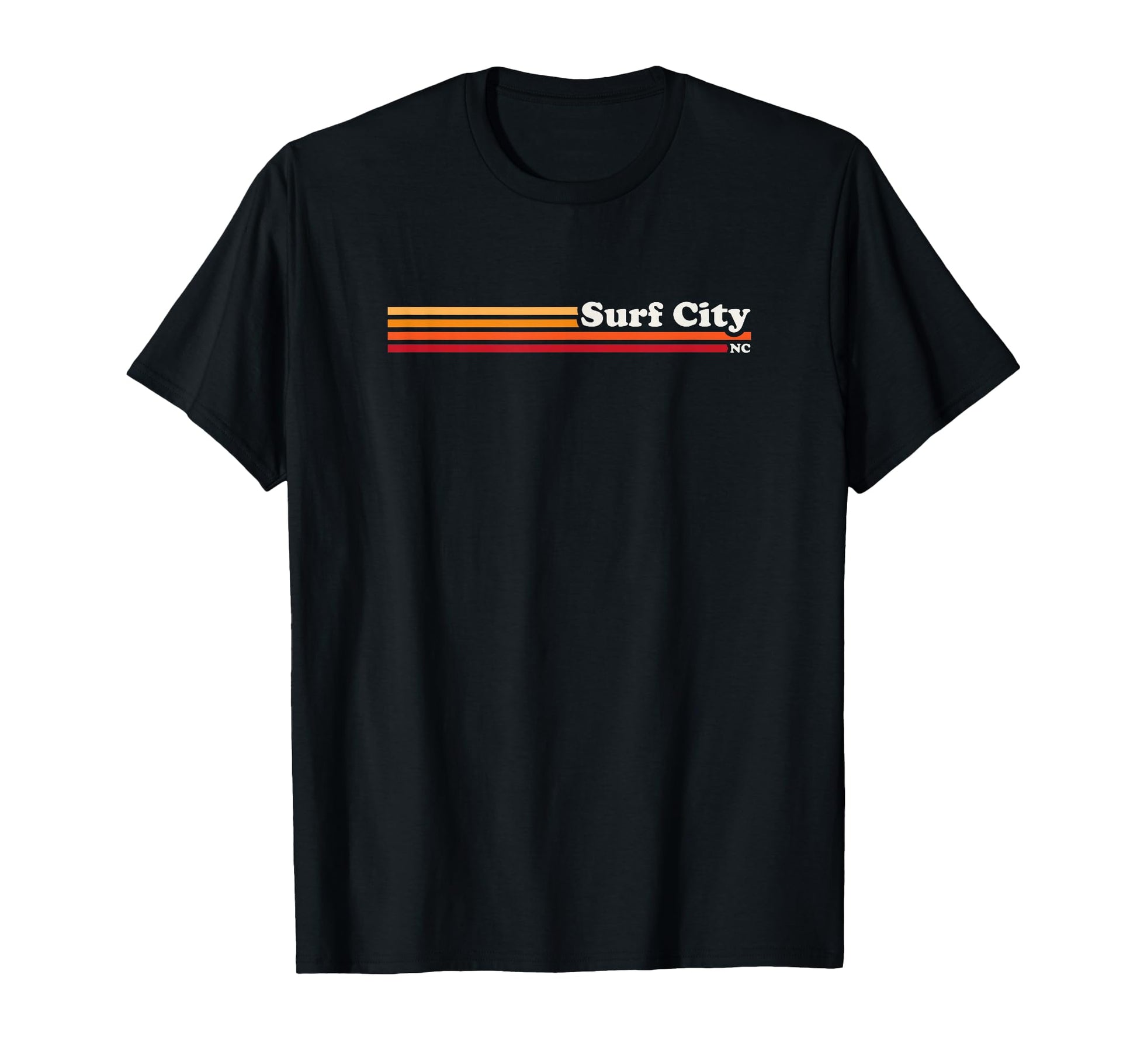 1980S Surf City North Carolina T-Shirt - Custom Art Print Unisex - T-Shirt, Sweatshirt, Hoodie