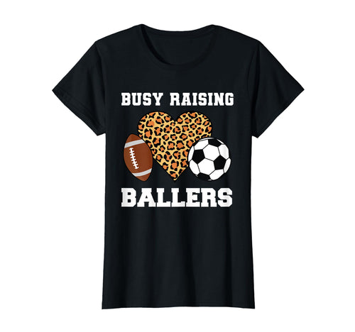 Busy Raising Ballers Soccer Player T-Shirt - Graphic Print for Adults - T-Shirt, Sweatshirt, Hoodie