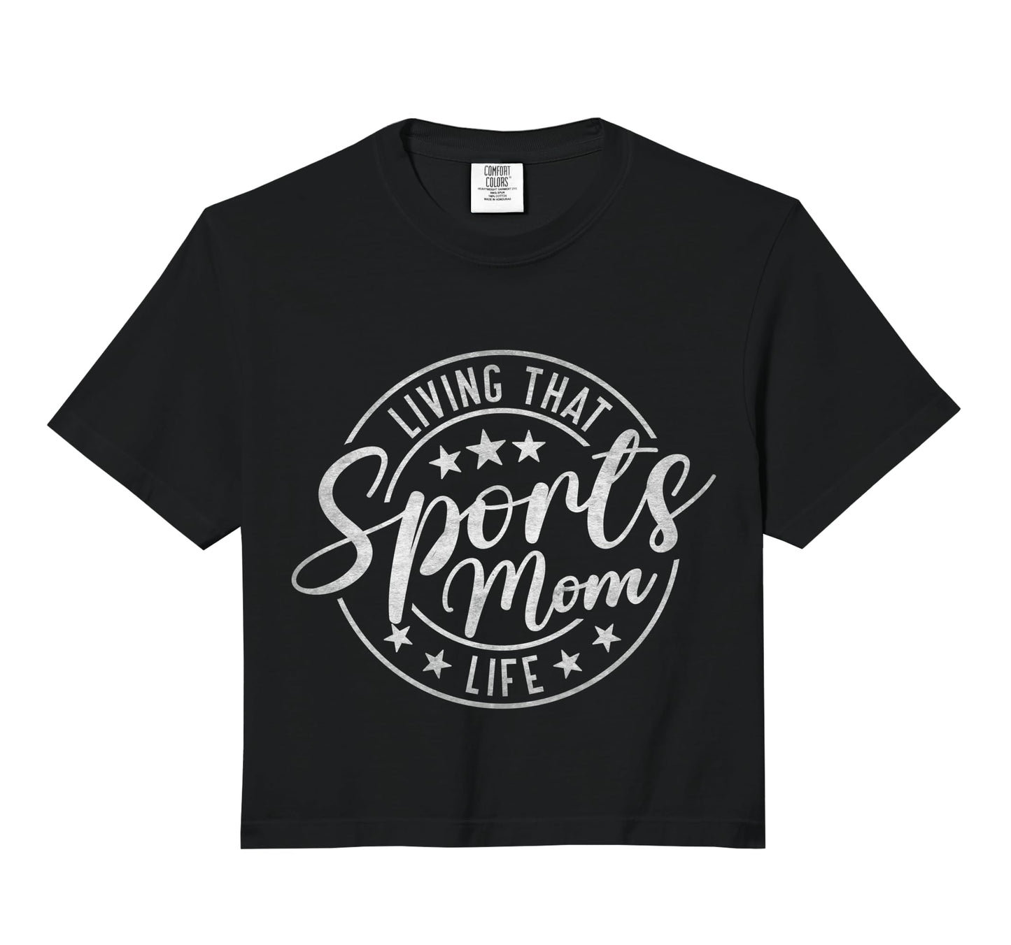 Living That Sports Mom Life Sweatshirt - Aesthetic Graphic for Adults - T-Shirt, Sweatshirt, Hoodie