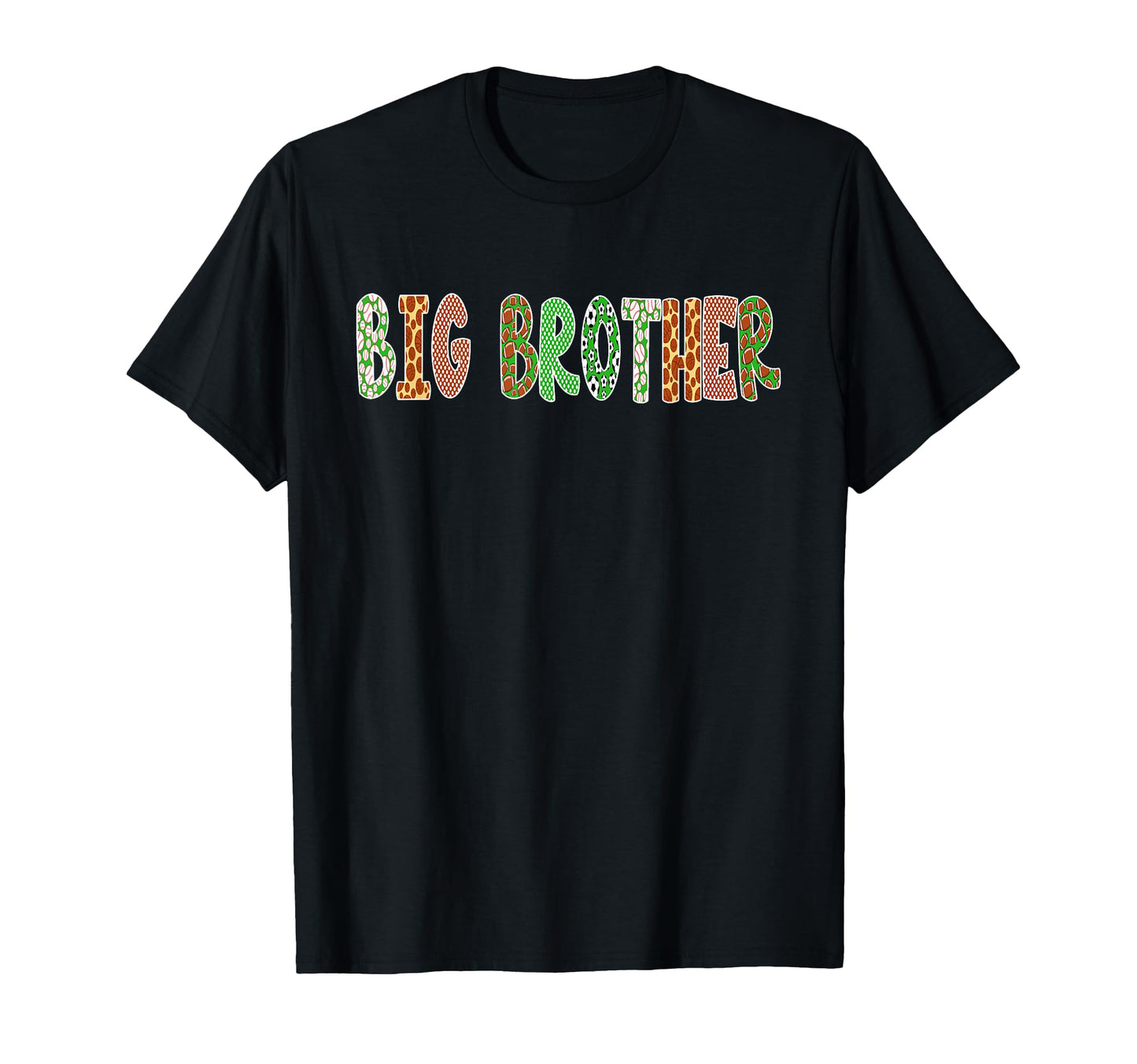 Sports Baller Big Brother Birthday T-Shirt - Minimalist Print Men Women - T-Shirt, Sweatshirt, Hoodie