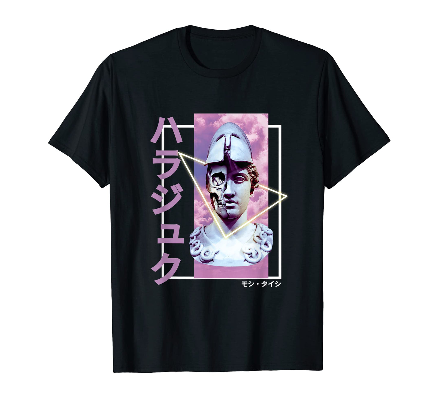 Vaporwave Statue Aesthetic Art T-Shirt - Casual Everyday Wear Men Women - T-Shirt, Sweatshirt, Hoodie