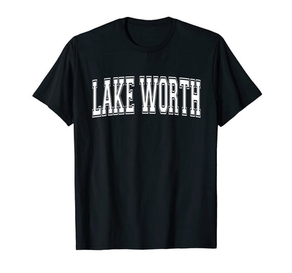 Lake Worth Fl Florida Usa Sports T-Shirt - Custom Art Print Men Women - T-Shirt, Sweatshirt, Hoodie