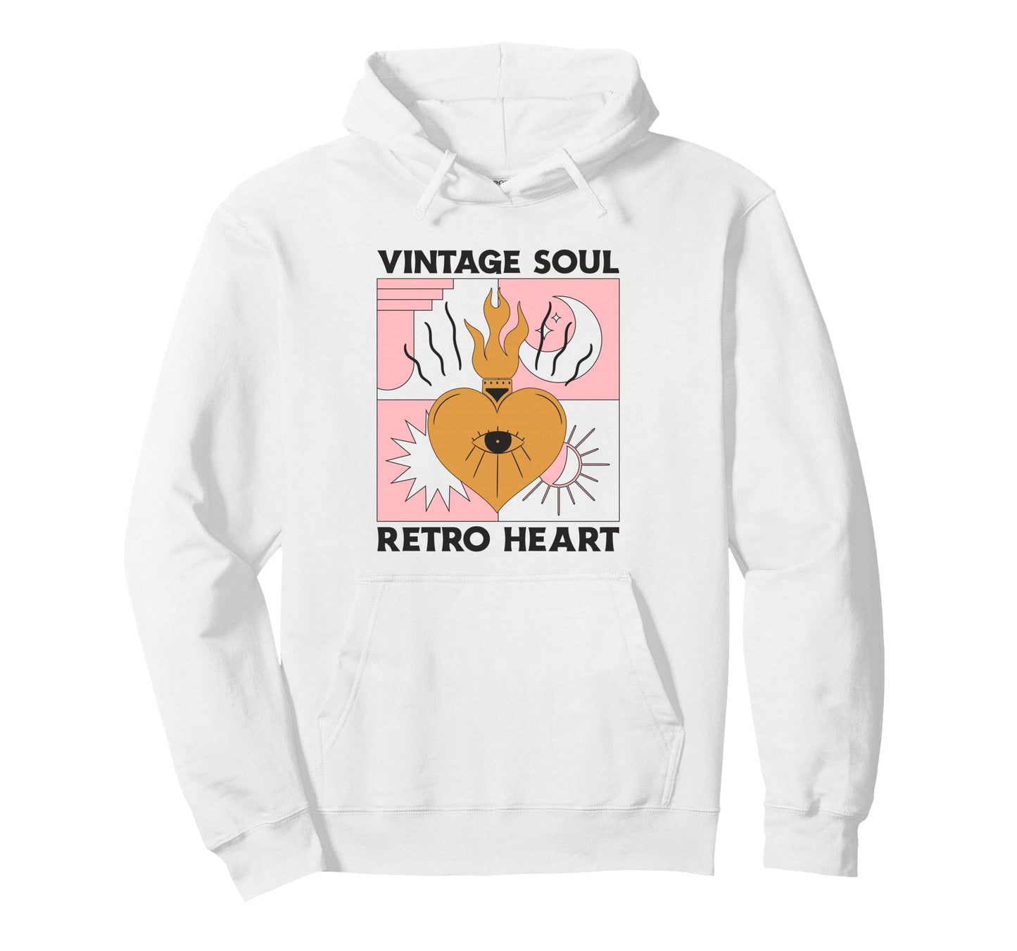 Soul Heart Boho Hoodie - Fun Novelty Design Men Women - T-Shirt, Sweatshirt, Hoodie