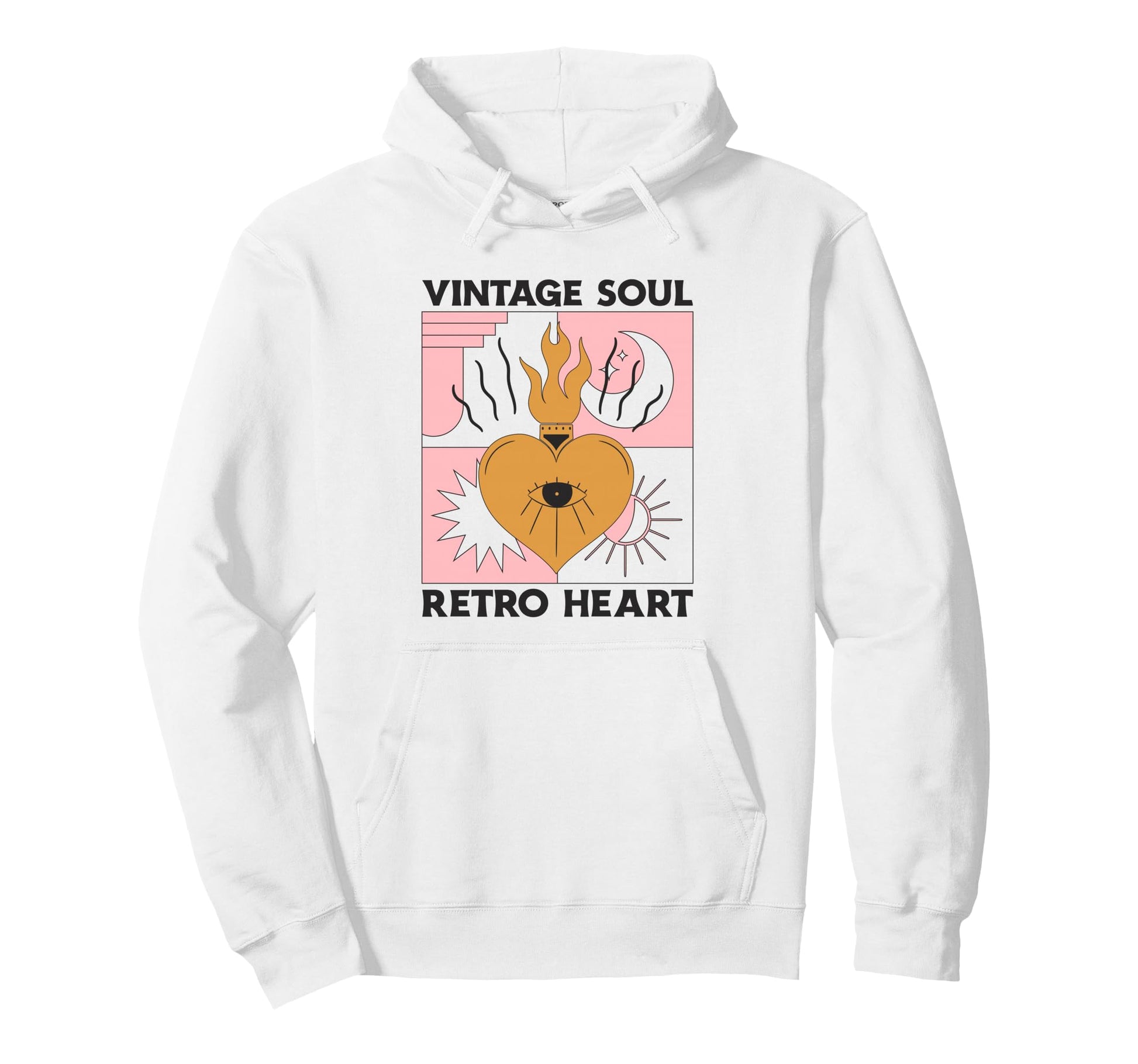 Soul Heart Boho Hoodie - Fun Novelty Design Men Women - T-Shirt, Sweatshirt, Hoodie