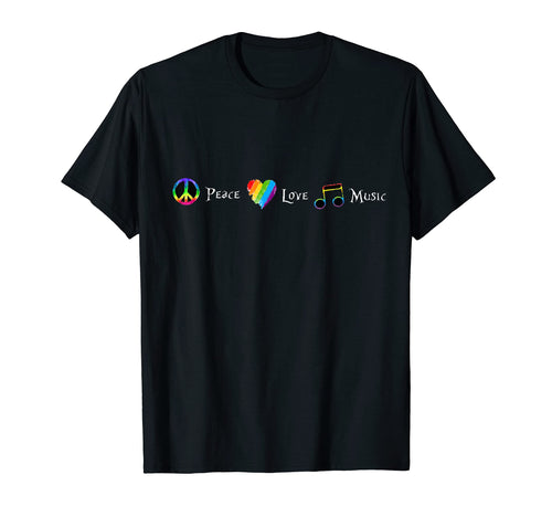 Peace Love Music Studio Designs Hoodie - Streetwear Style for Adults - T-Shirt, Sweatshirt, Hoodie