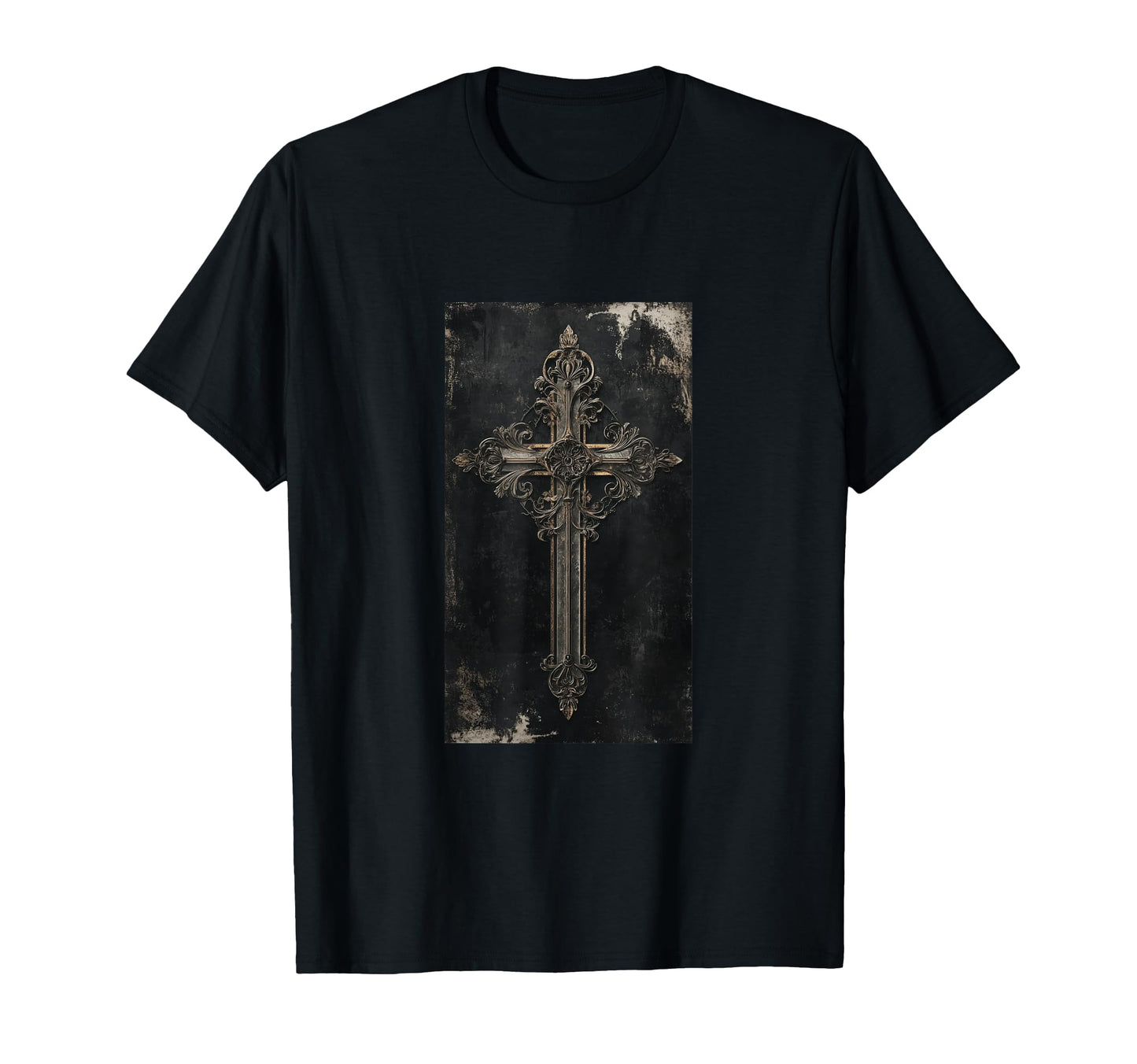Gothic Cross Grunge Aesthetic Y2K Goth T-Shirt - Graphic Print Men Women - T-Shirt, Sweatshirt, Hoodie