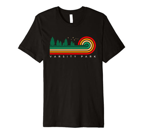 Evergreen Stripes Varsity Park T-Shirt - Streetwear Style Men Women - T-Shirt, Sweatshirt, Hoodie