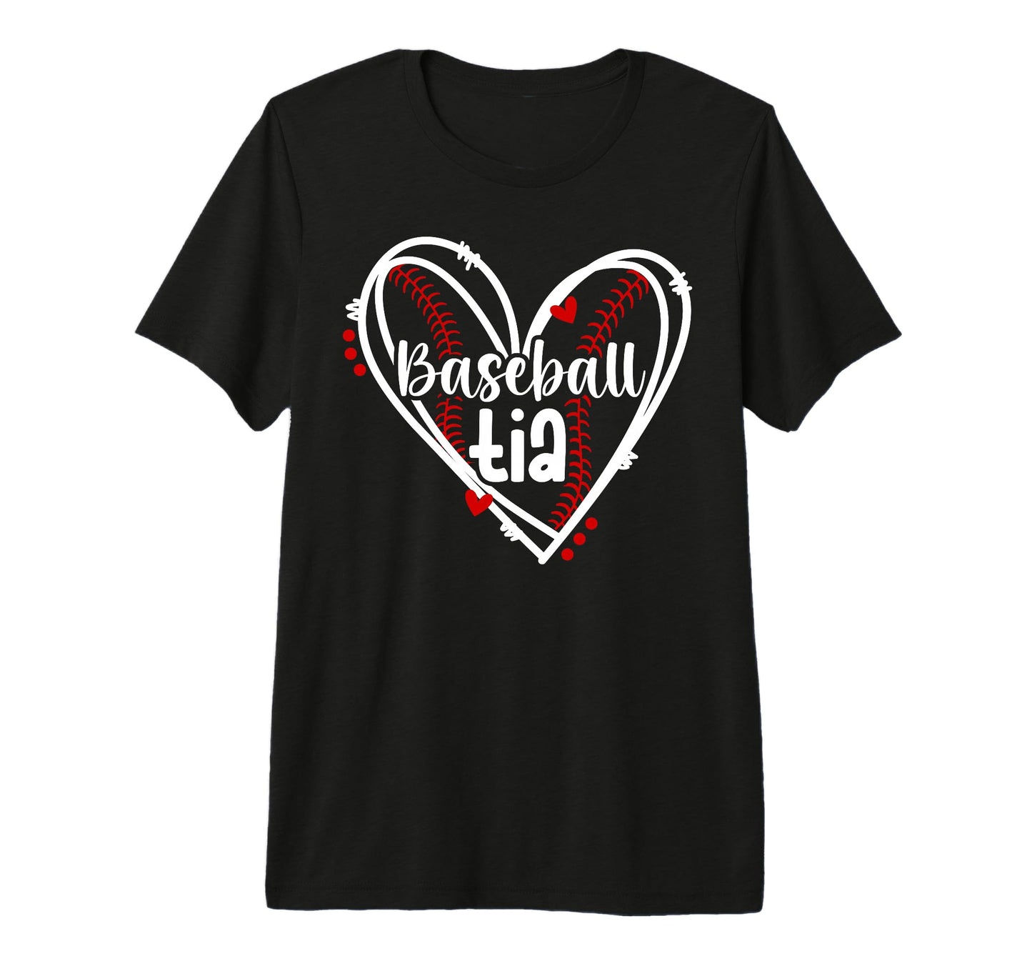 Baseball Tia Heart Tia Baseball Player T-Shirt - Trendy Graphic Men Women - T-Shirt, Sweatshirt, Hoodie