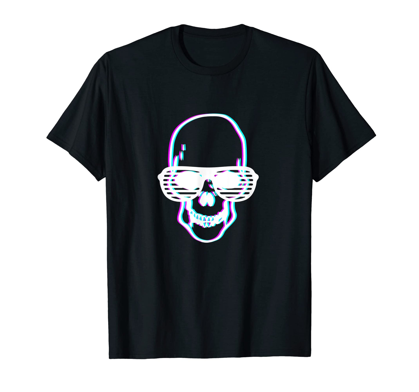 Vaporwave Aesthetic Skull Sunglasses T-Shirt - Trendy Graphic Men Women - T-Shirt, Sweatshirt, Hoodie