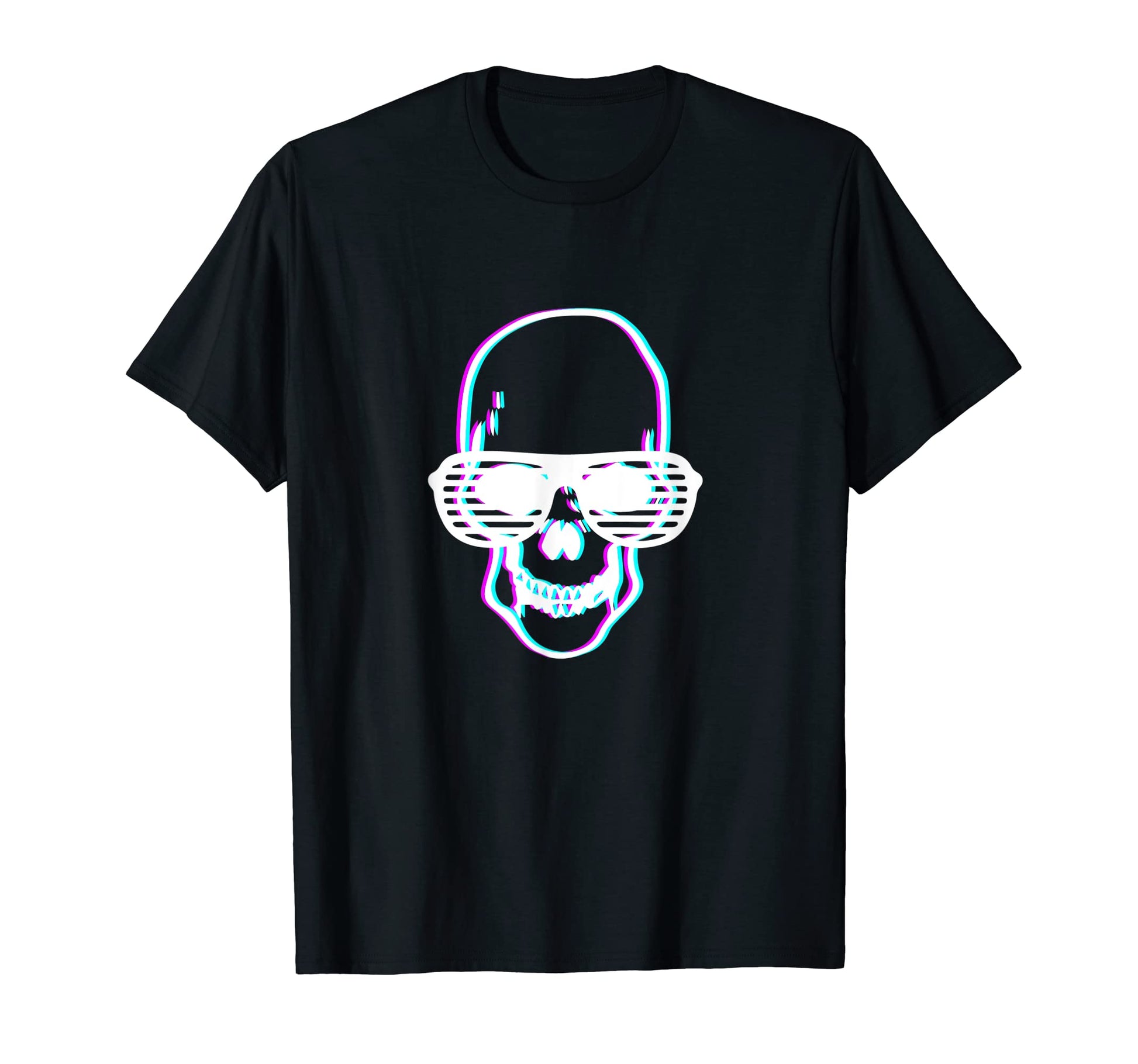 Vaporwave Aesthetic Skull Sunglasses T-Shirt - Trendy Graphic Men Women - T-Shirt, Sweatshirt, Hoodie