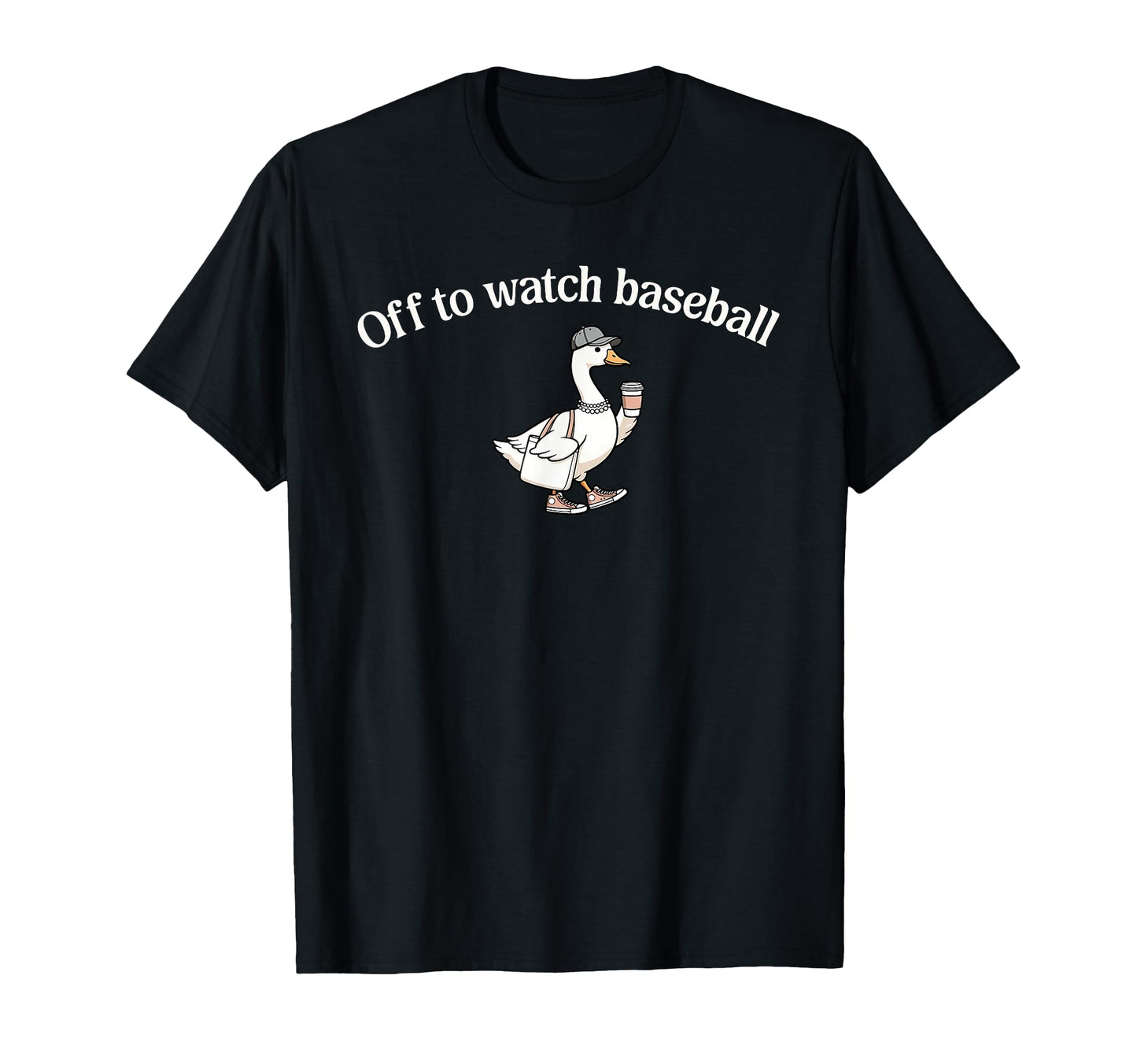 Off To Watch Baseball Funny Baseball Mom T-Shirt - Minimalist Print Unisex - T-Shirt, Sweatshirt, Hoodie
