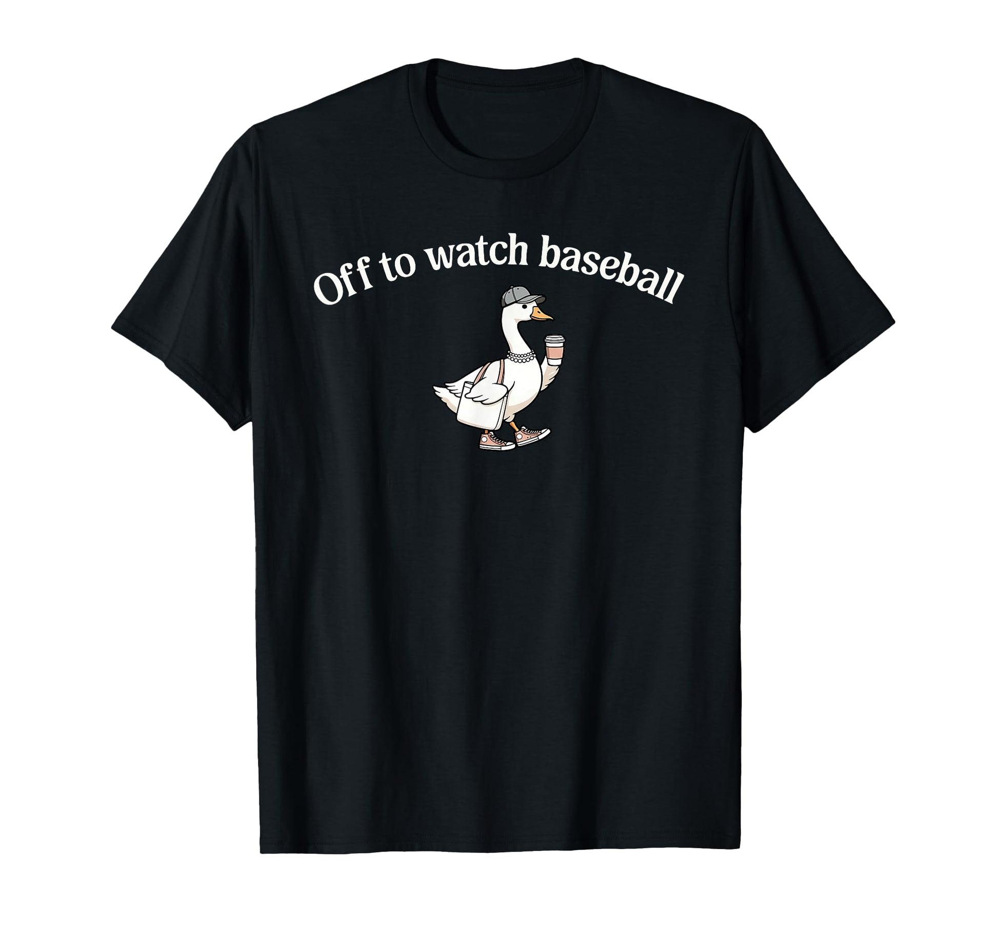 Off To Watch Baseball Funny Baseball Mom T-Shirt - Minimalist Print Unisex - T-Shirt, Sweatshirt, Hoodie