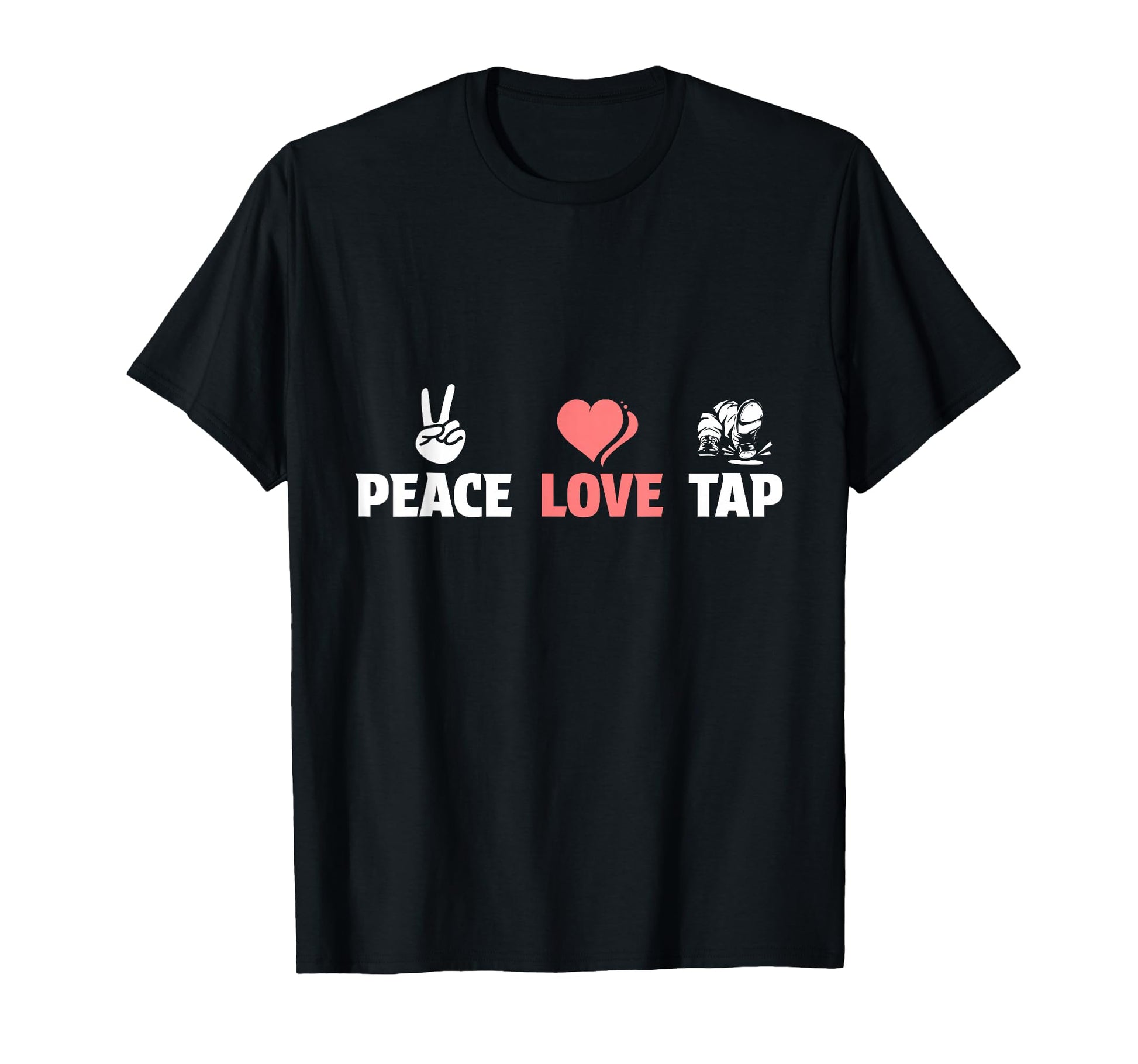 Peace Love Tap Dance Rhythm Dancer T-Shirt - Minimalist Print Men Women - T-Shirt, Sweatshirt, Hoodie