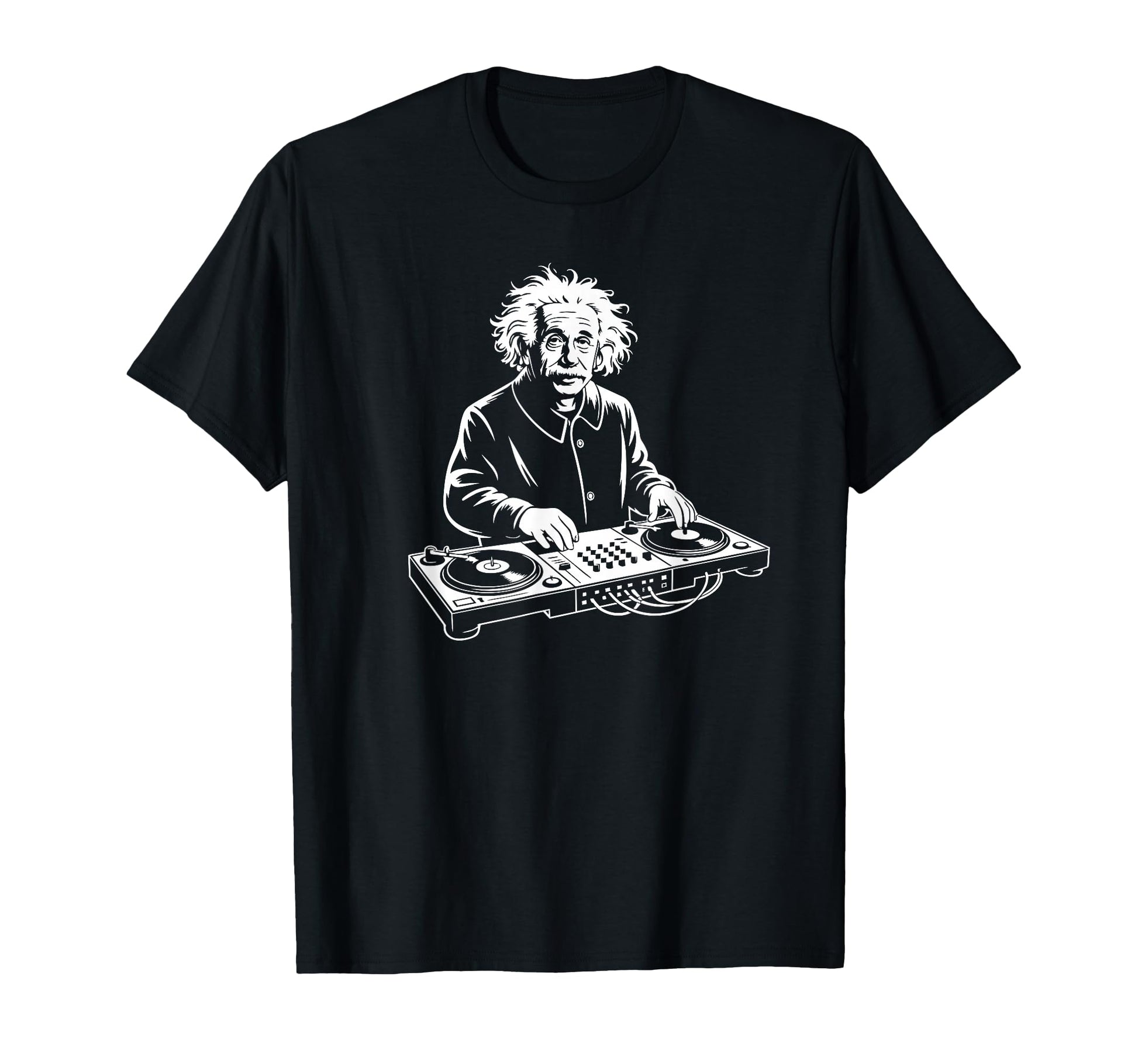 Clever Wax Dj T-Shirt - Minimalist Print for Adults - T-Shirt, Sweatshirt, Hoodie