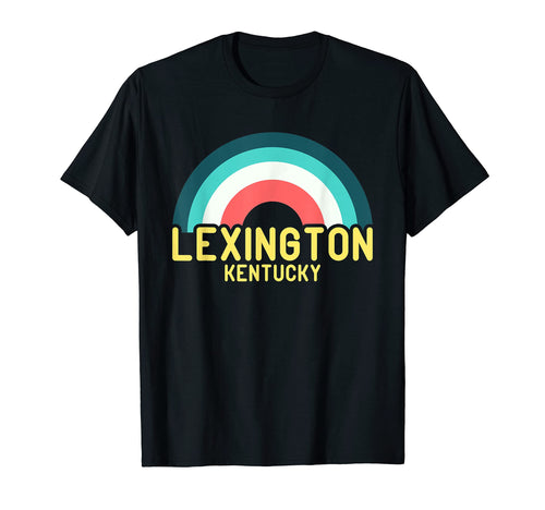 Lexington Kentucky Rainbow T-Shirt - Custom Art Print Unisex - T-Shirt, Sweatshirt, Hoodie