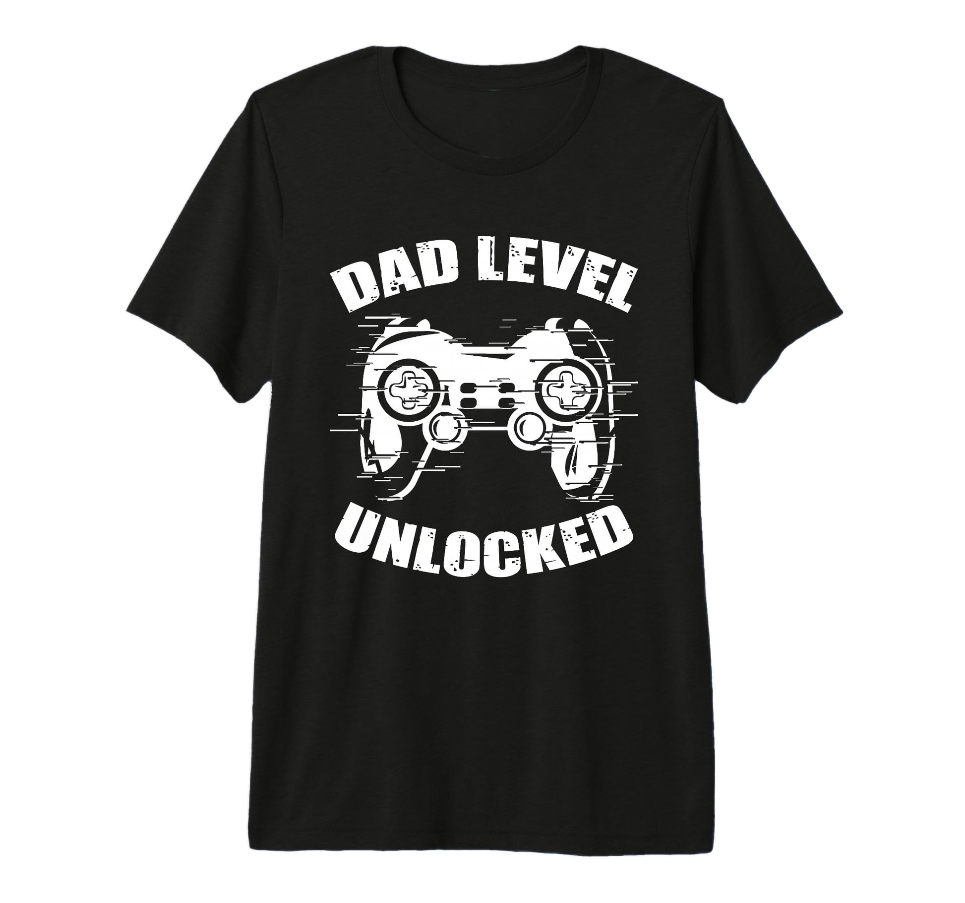 Dad Level Unlocked Gaming Controller T-Shirt - Trendy Graphic Unisex - T-Shirt, Sweatshirt, Hoodie