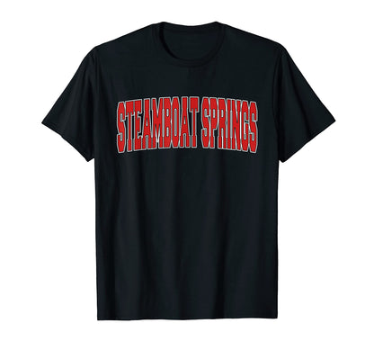 Steamboat Springs Co Colorado Varsity Usa T-Shirt - Custom Art Print Unisex - T-Shirt, Sweatshirt, Hoodie