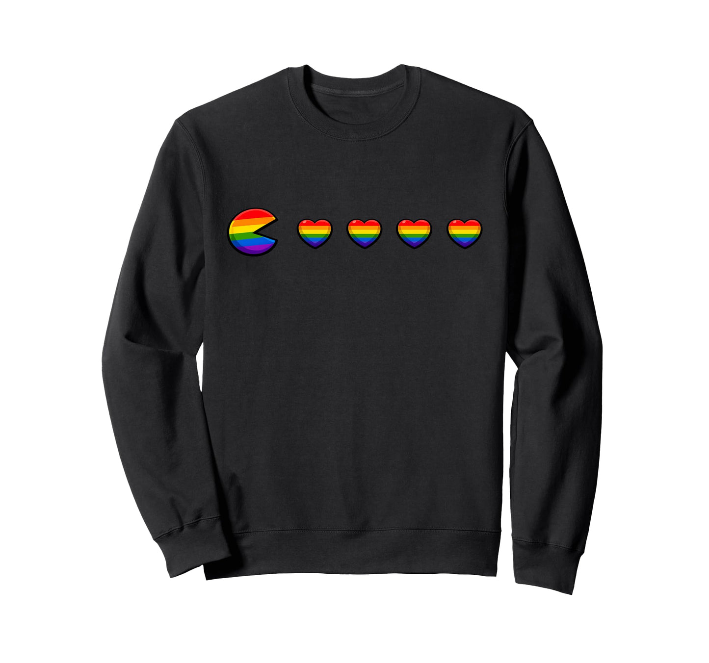 Gaming Lgbtq Pride Rainbow Funny Sweatshirt - Aesthetic Graphic for Adults - T-Shirt, Sweatshirt, Hoodie