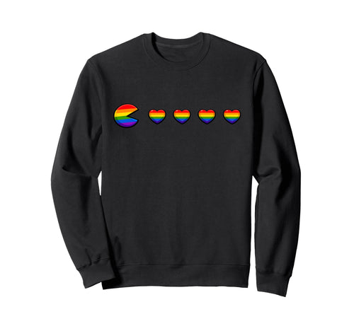 Gaming Lgbtq Pride Rainbow Funny Sweatshirt - Aesthetic Graphic for Adults - T-Shirt, Sweatshirt, Hoodie