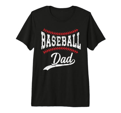 Mens Dad Baseball Ball Fathers T-Shirt - Fun Novelty Design Men Women - T-Shirt, Sweatshirt, Hoodie