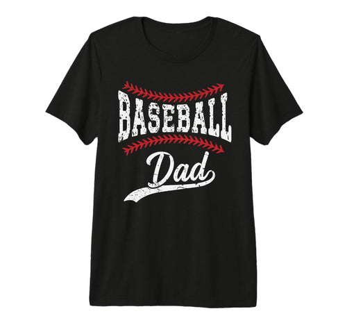 Mens Dad Baseball Ball Fathers T-Shirt - Fun Novelty Design Men Women - T-Shirt, Sweatshirt, Hoodie