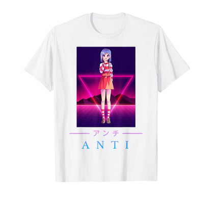 Anime Anti Japanese Aesthetic Vaporwave T-Shirt - Aesthetic Graphic Unisex - T-Shirt, Sweatshirt, Hoodie