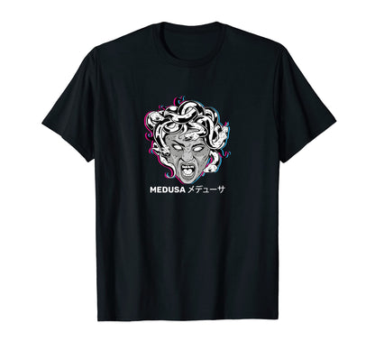 Vaporwave Medusa Statue Aesthetic T-Shirt - Casual Everyday Wear Men Women - T-Shirt, Sweatshirt, Hoodie