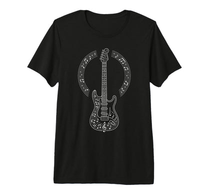 Electric Guitar Rock Band Guitarist T-Shirt - Casual Everyday Wear Unisex - T-Shirt, Sweatshirt, Hoodie