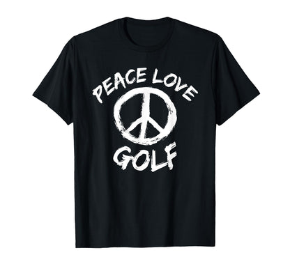 Golfer Slogan Mini Golf Track Peace T-Shirt - Graphic Print for Adults - T-Shirt, Sweatshirt, Hoodie