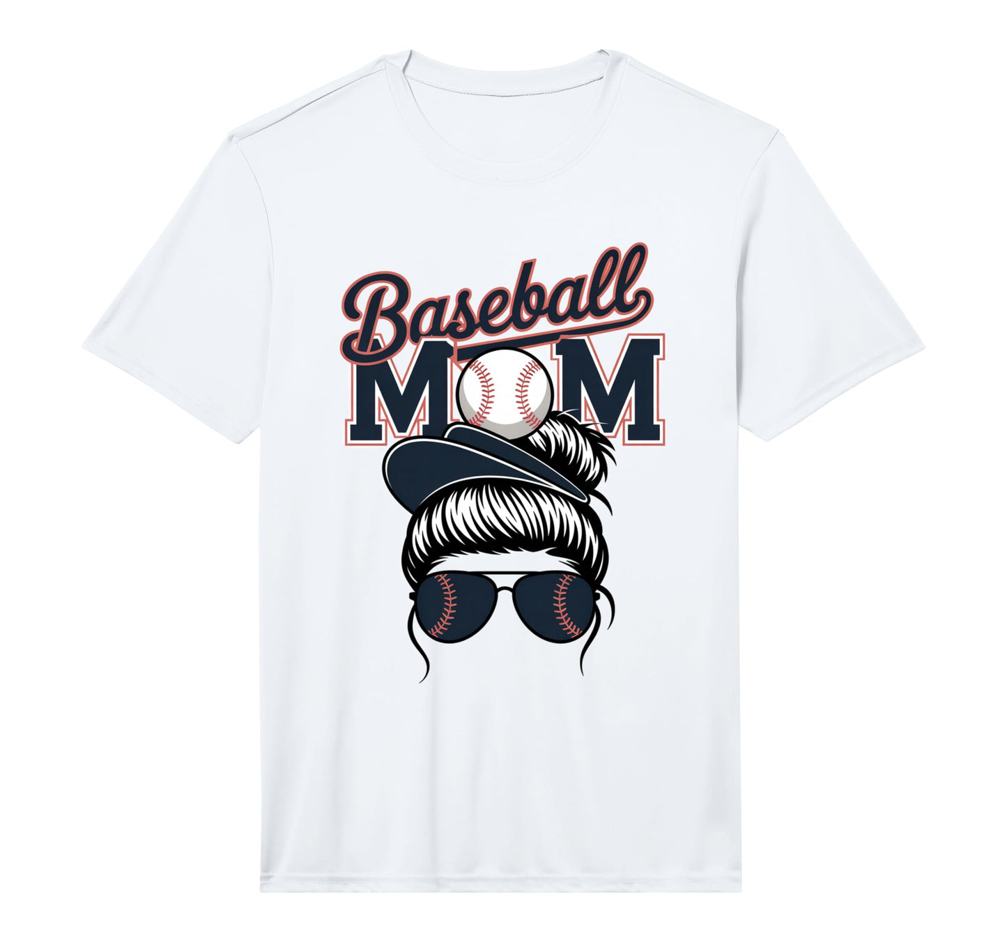 Mens American Baseball Mom Mama T-Shirt - Fun Novelty Design Unisex - T-Shirt, Sweatshirt, Hoodie