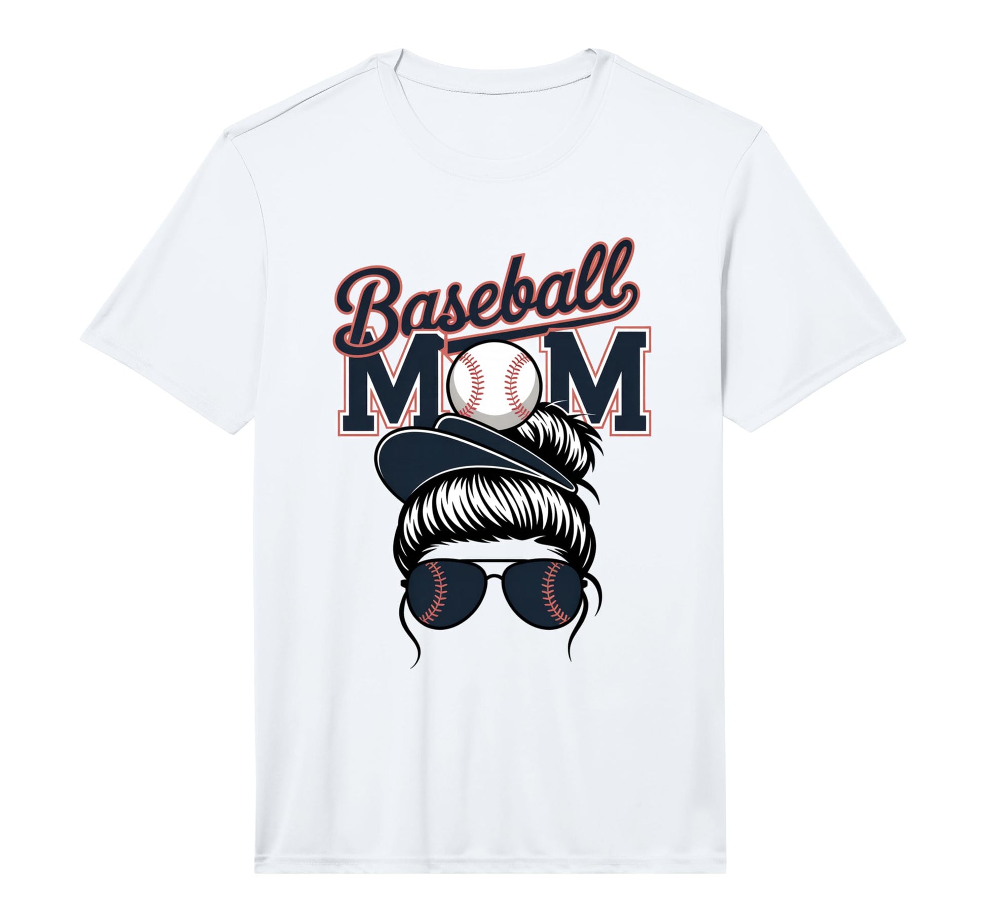 Mens American Baseball Mom Mama T-Shirt - Fun Novelty Design Unisex - T-Shirt, Sweatshirt, Hoodie
