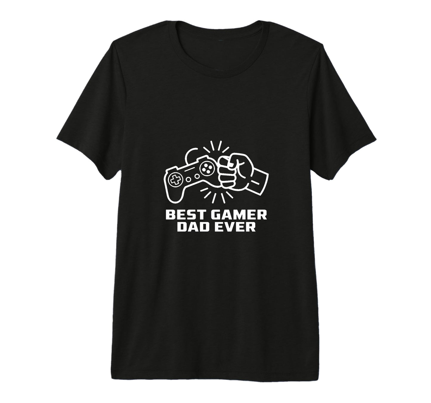 Best Gamer Dad Ever Video Game Gamer T-Shirt - Novelty Apparel Men Women - T-Shirt, Sweatshirt, Hoodie