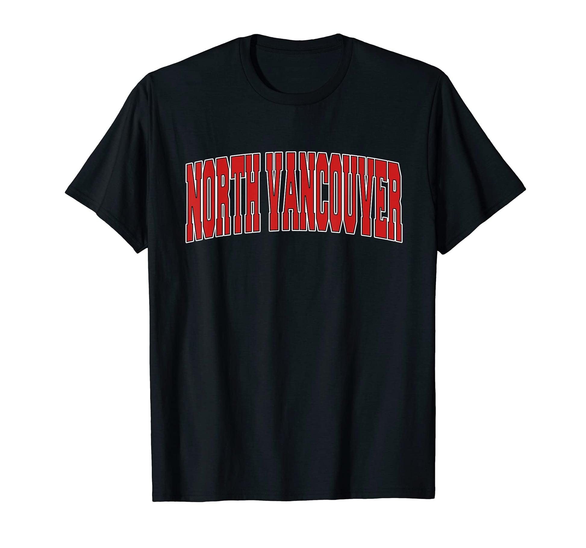 North Vancouver Canada Varsity Canadian T-Shirt - Unique Graphic Unisex - T-Shirt, Sweatshirt, Hoodie