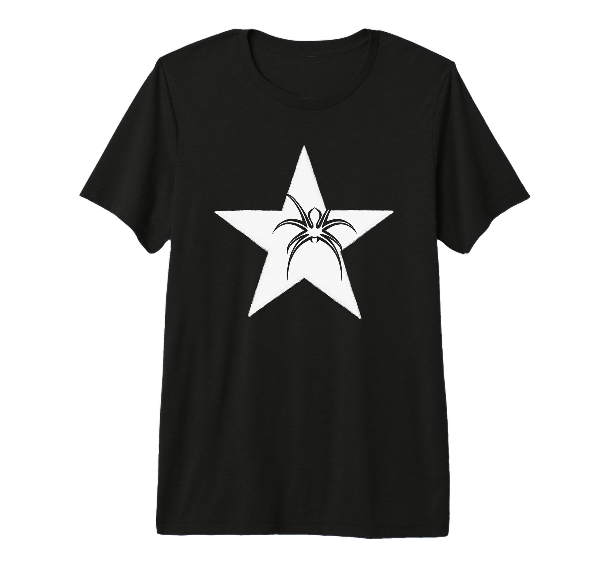 Star Stencil Graffiti Art Egirl Emo T-Shirt - Casual Everyday Wear Unisex - T-Shirt, Sweatshirt, Hoodie