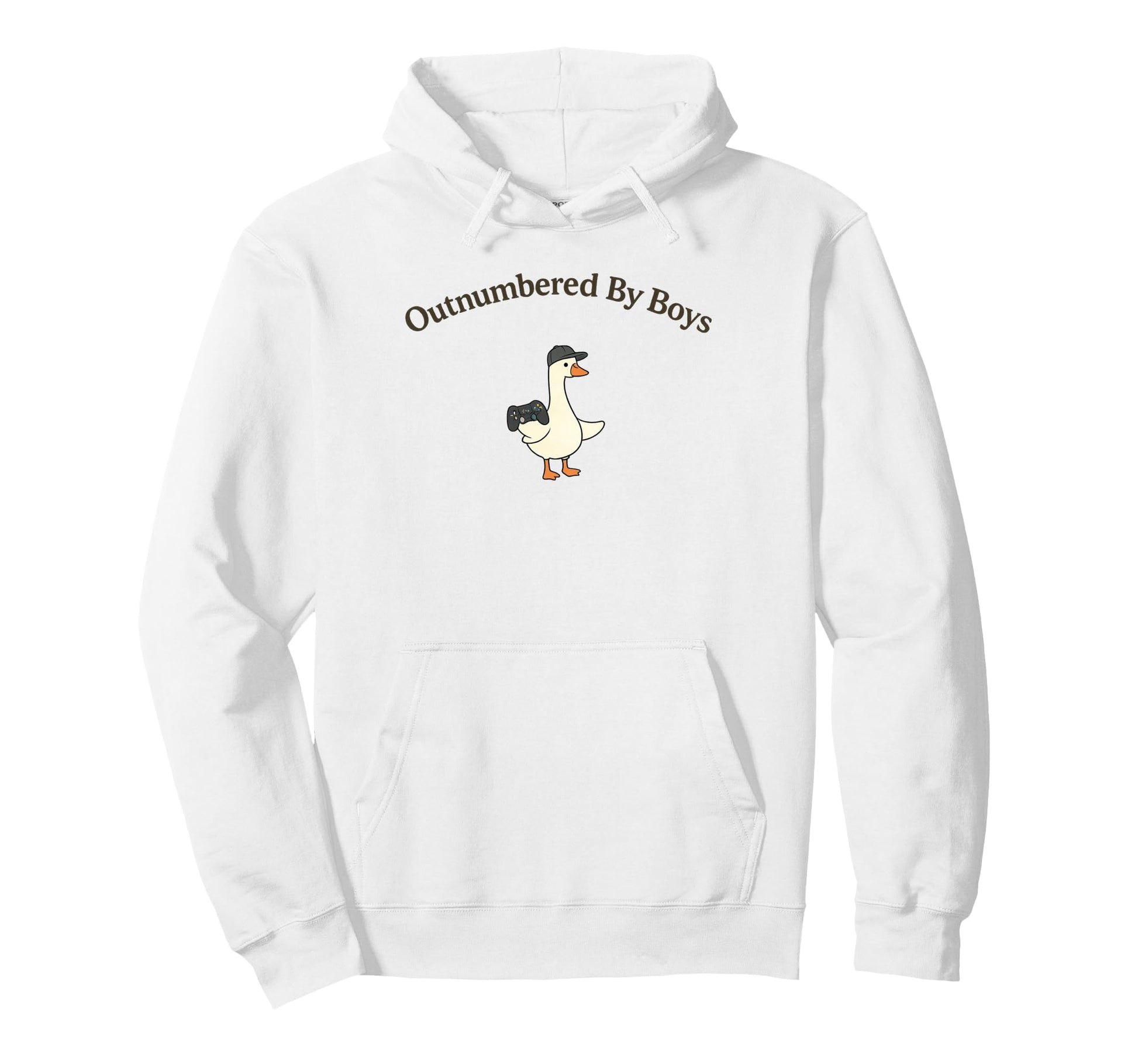 Outnumbered Gaming Mom Goose Funny Hoodie - Streetwear Style for Adults - T-Shirt, Sweatshirt, Hoodie